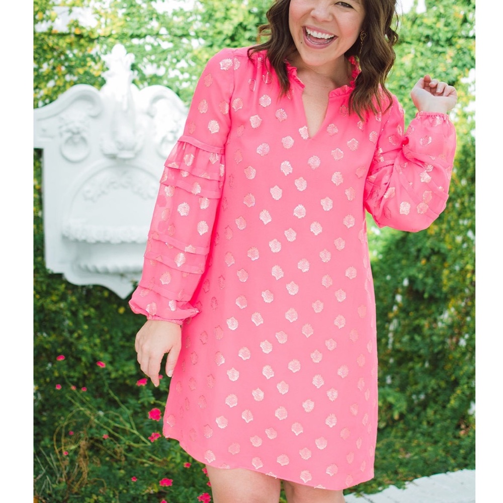 Lilly Pulitzer Pink Gold Giana Dress